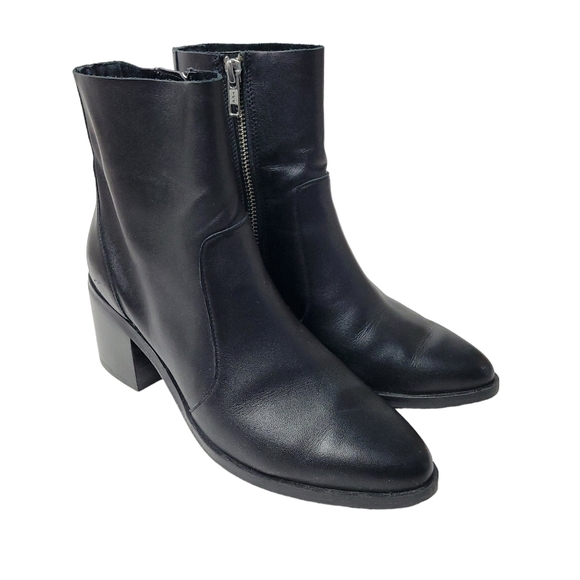 Treasure & Bond | Black Genuine Leather Boots Womens 7 - Picture 1 of 10